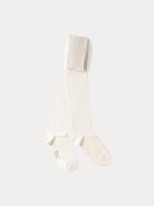 Girl | Microfibre Tights In Milk White | Milk White