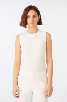 AMO Denim | Penny Tank in Eggshell 