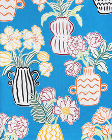 Antique Vases - Anika Skirt - Blue Sky - Printfresh