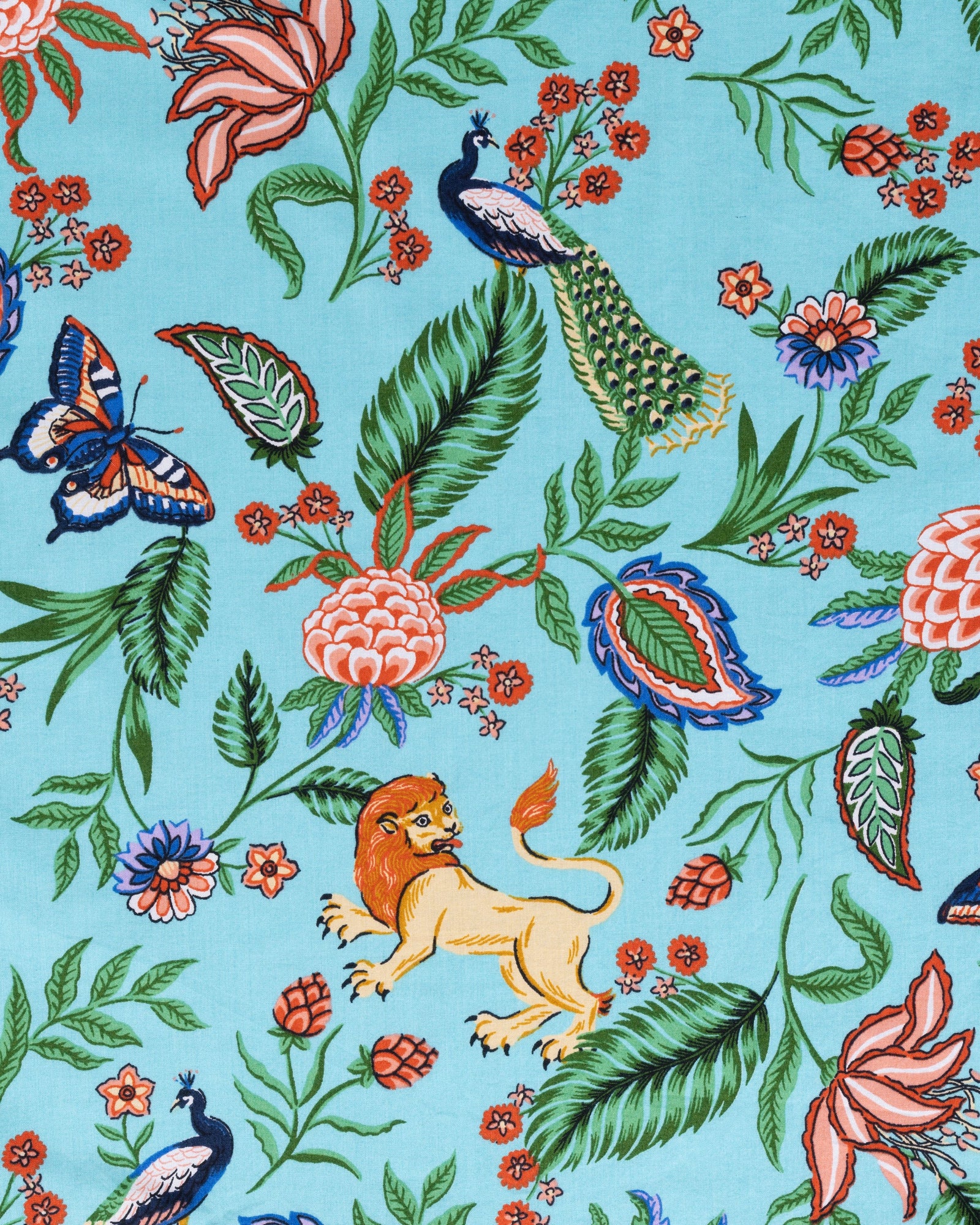 Garden District - Gracie Dress - Caribbean Blue - Printfresh