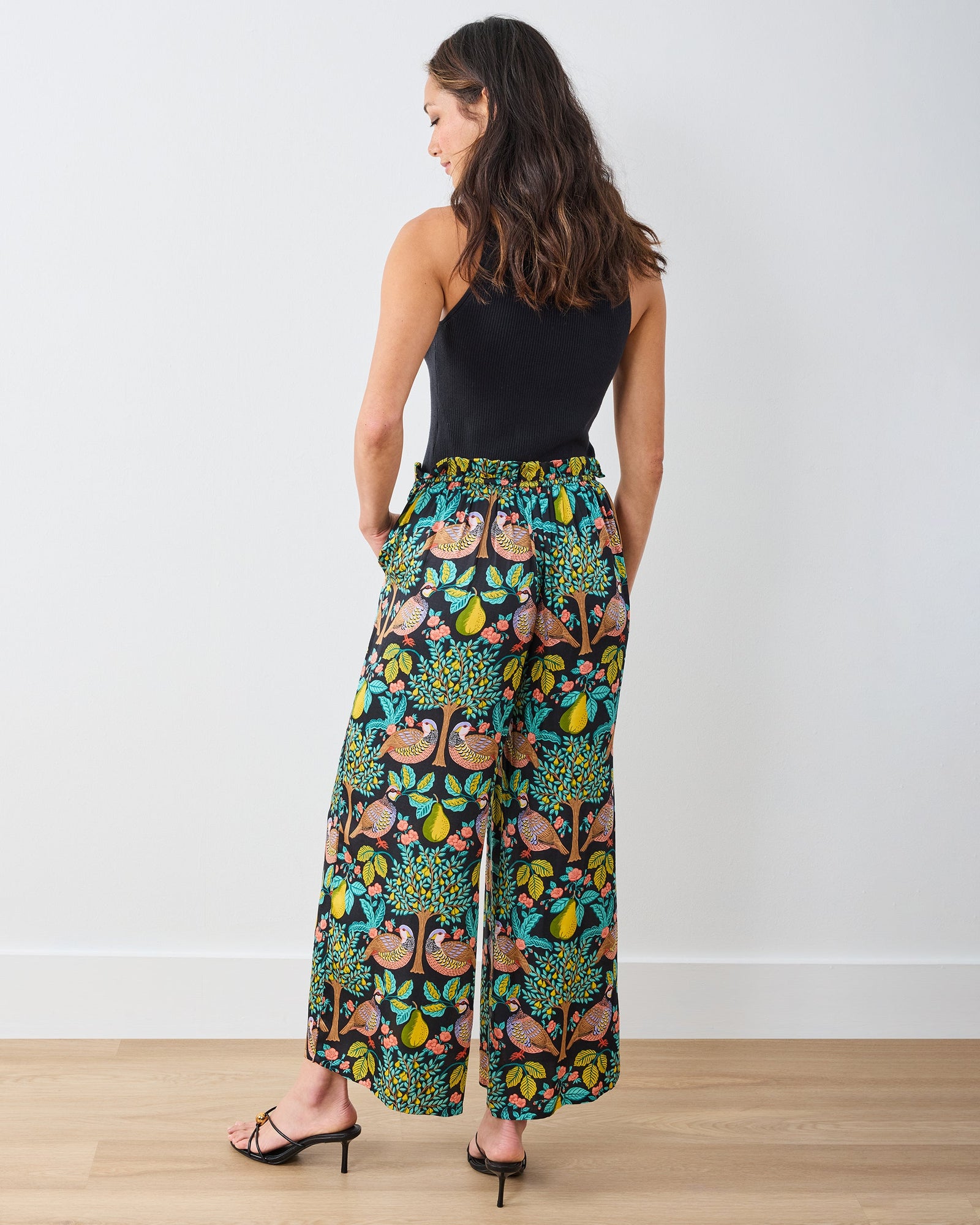 Partridge In A Pear Tree - Rowan Pant - Ink - Printfresh