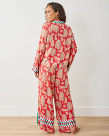 Gingerbread Party - Eco Satin Rittenhouse Set - Ruby - Printfresh