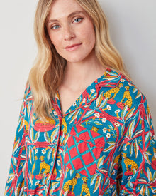 Royal Cheetah - Eco Satin Rittenhouse Set - Ruby & Jade - Printfresh