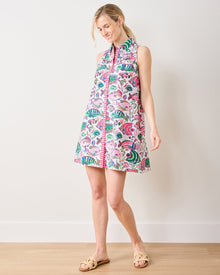 Tropical Fish - Peaceful Palms Dress - Cloud - Printfresh