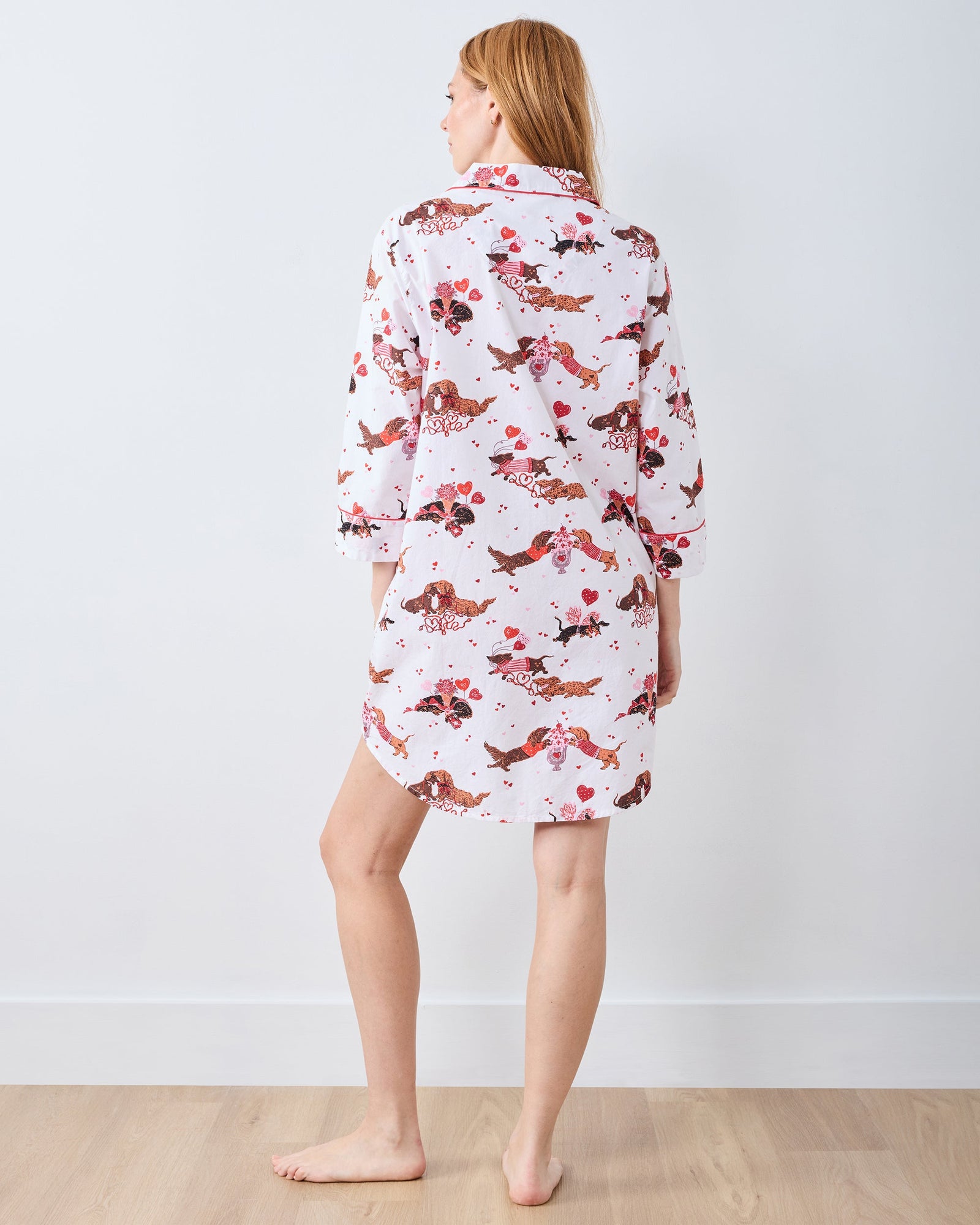 Dachshund Date - Sleep Shirt - Cloud - Printfresh