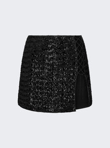 Women | Oséree | Lacè Mini Skirt | Black