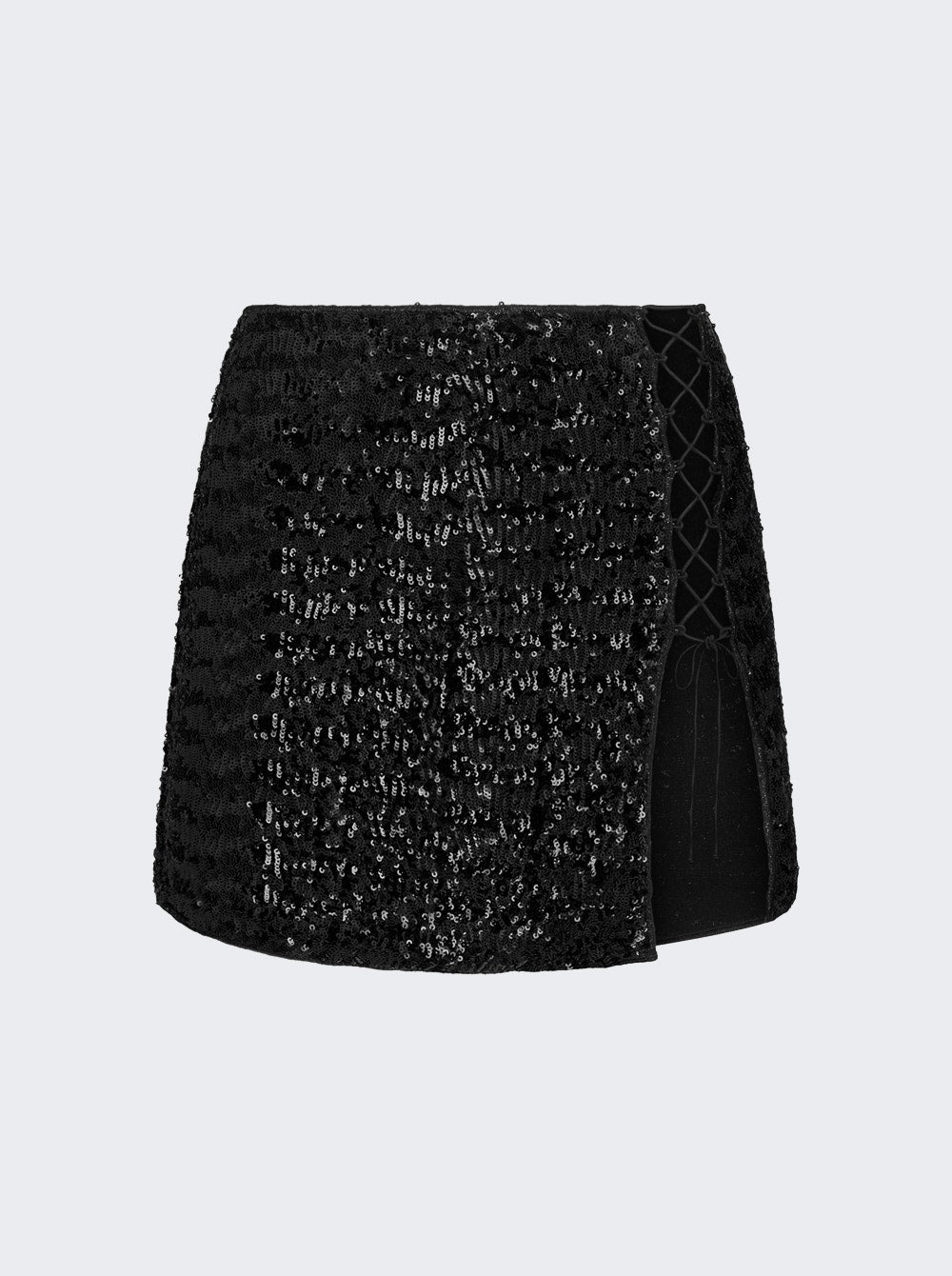 Women | Oséree | Lacè Mini Skirt | Black