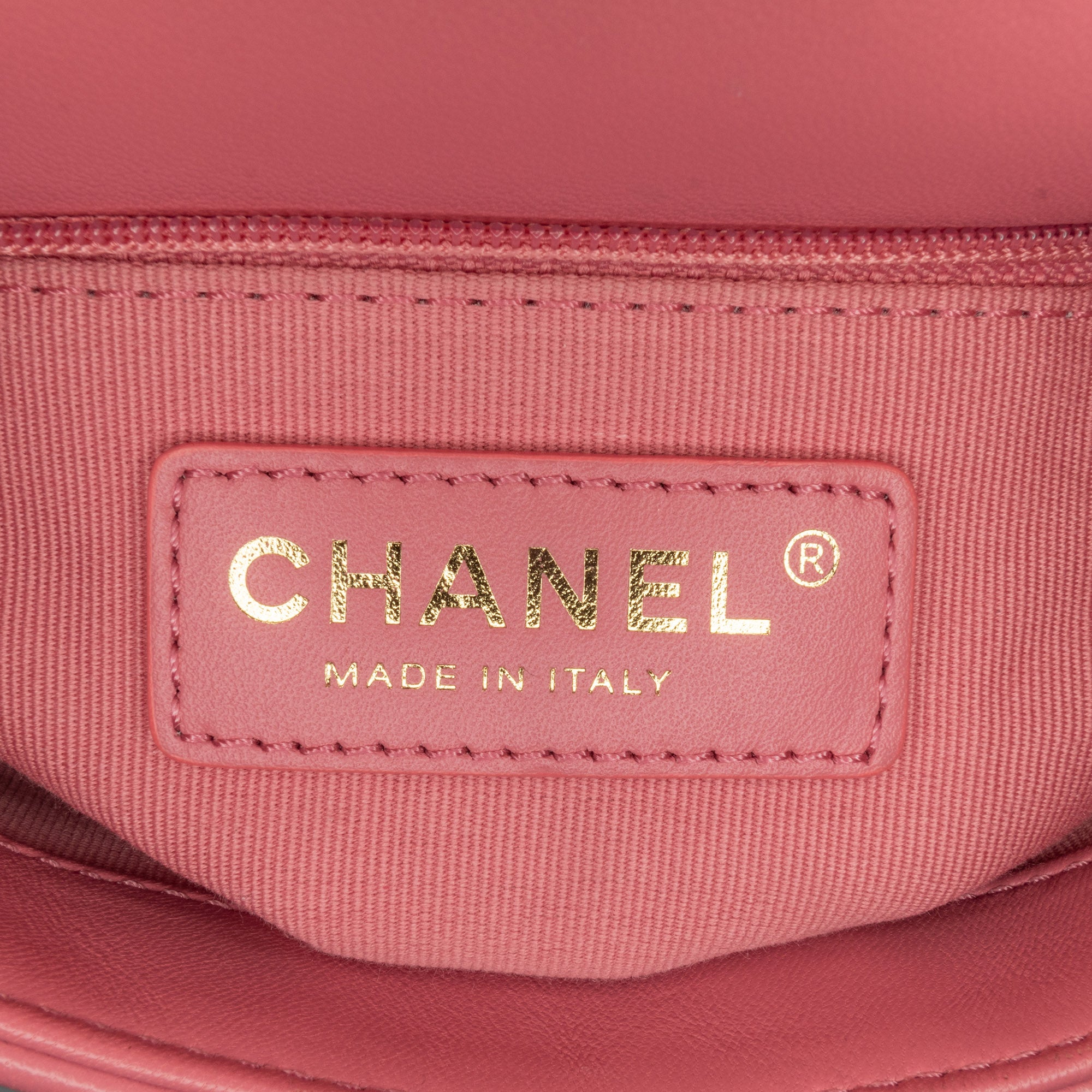 Chanel | Pre-Owned Small Quilted Lambskin Dynasty Flap | Pink