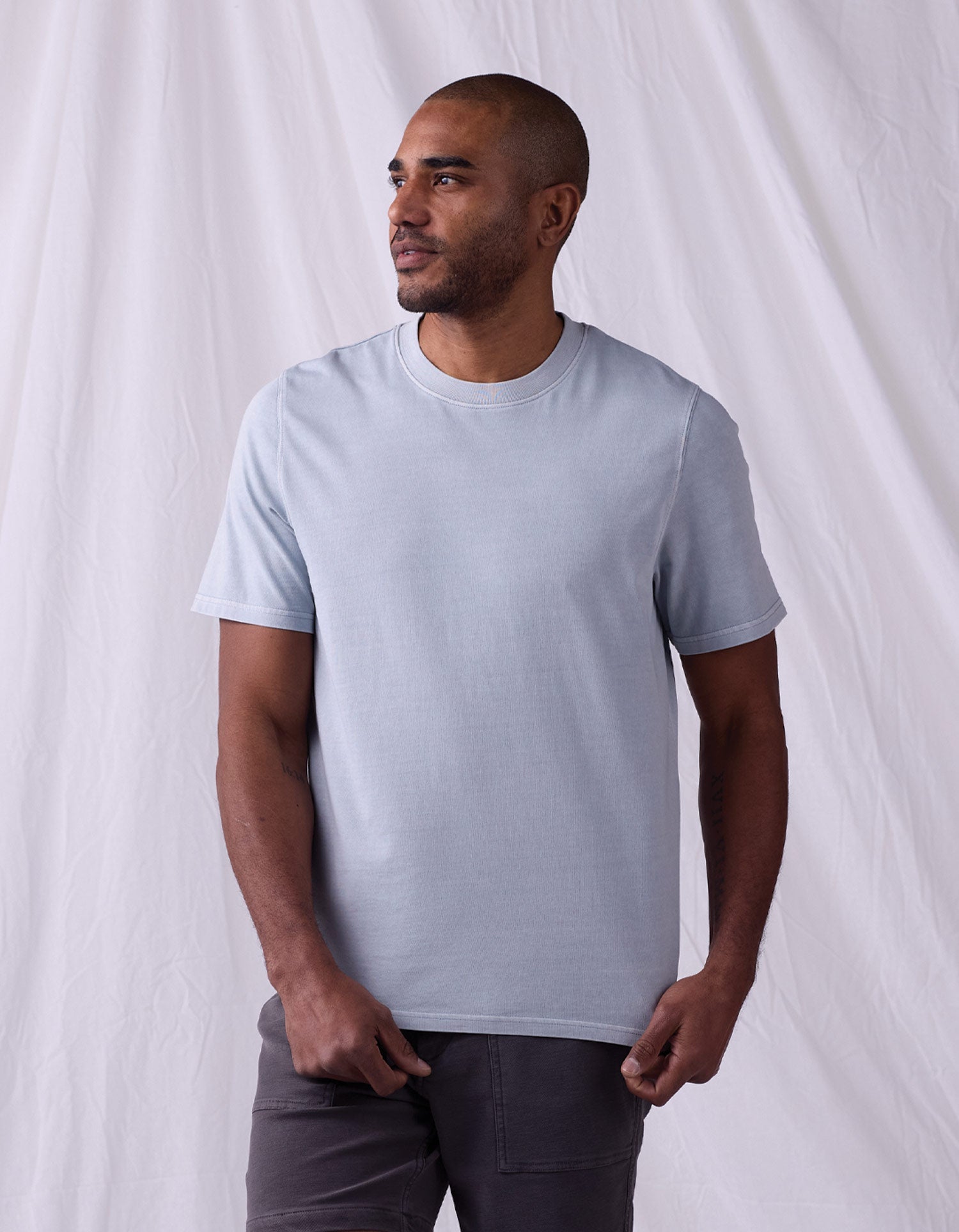 Men | Lennox Jersey Relaxed Tee | Misty Harbor
