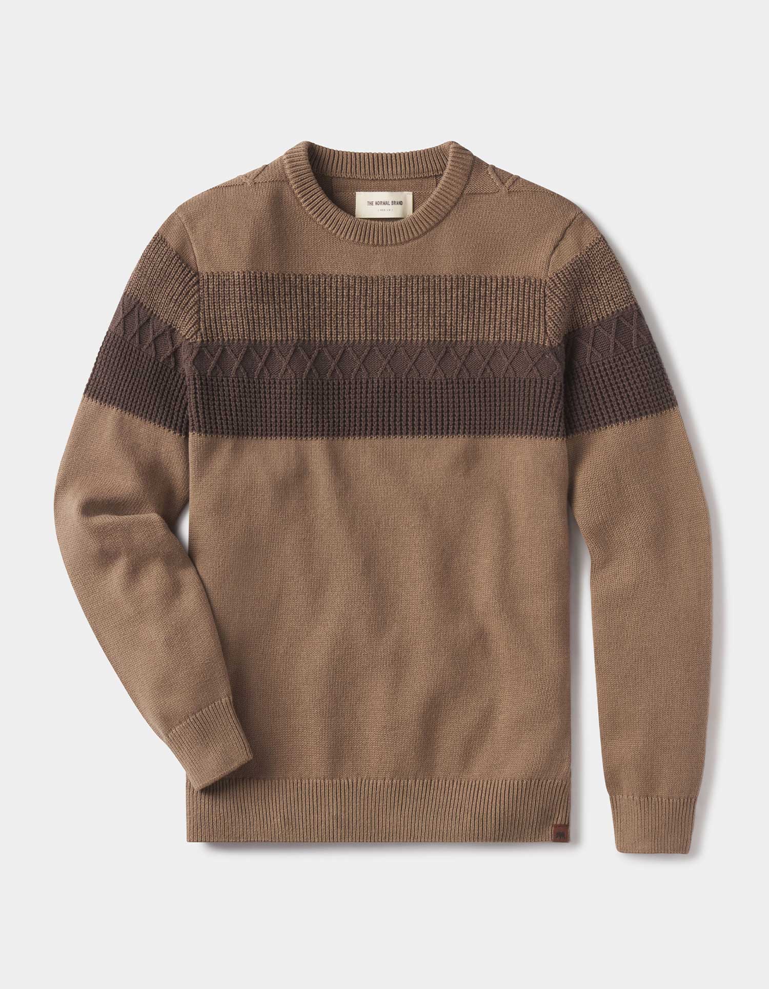 Men | Tom Stripe Crew | Jute
