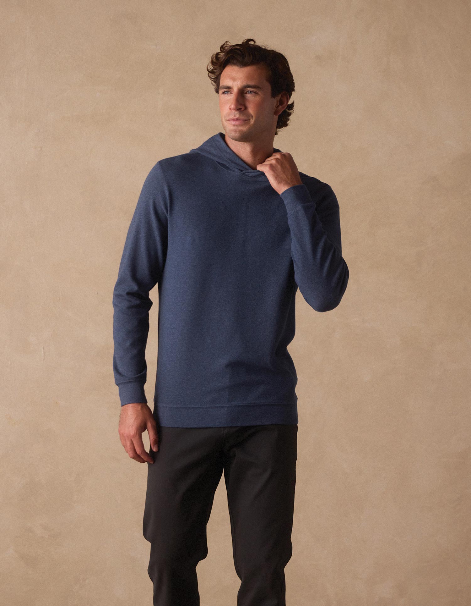 Men | Puremeso Essential Hoodie | Indigo Blue