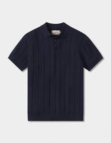 Men | Robles Rib Stitch Polo | White