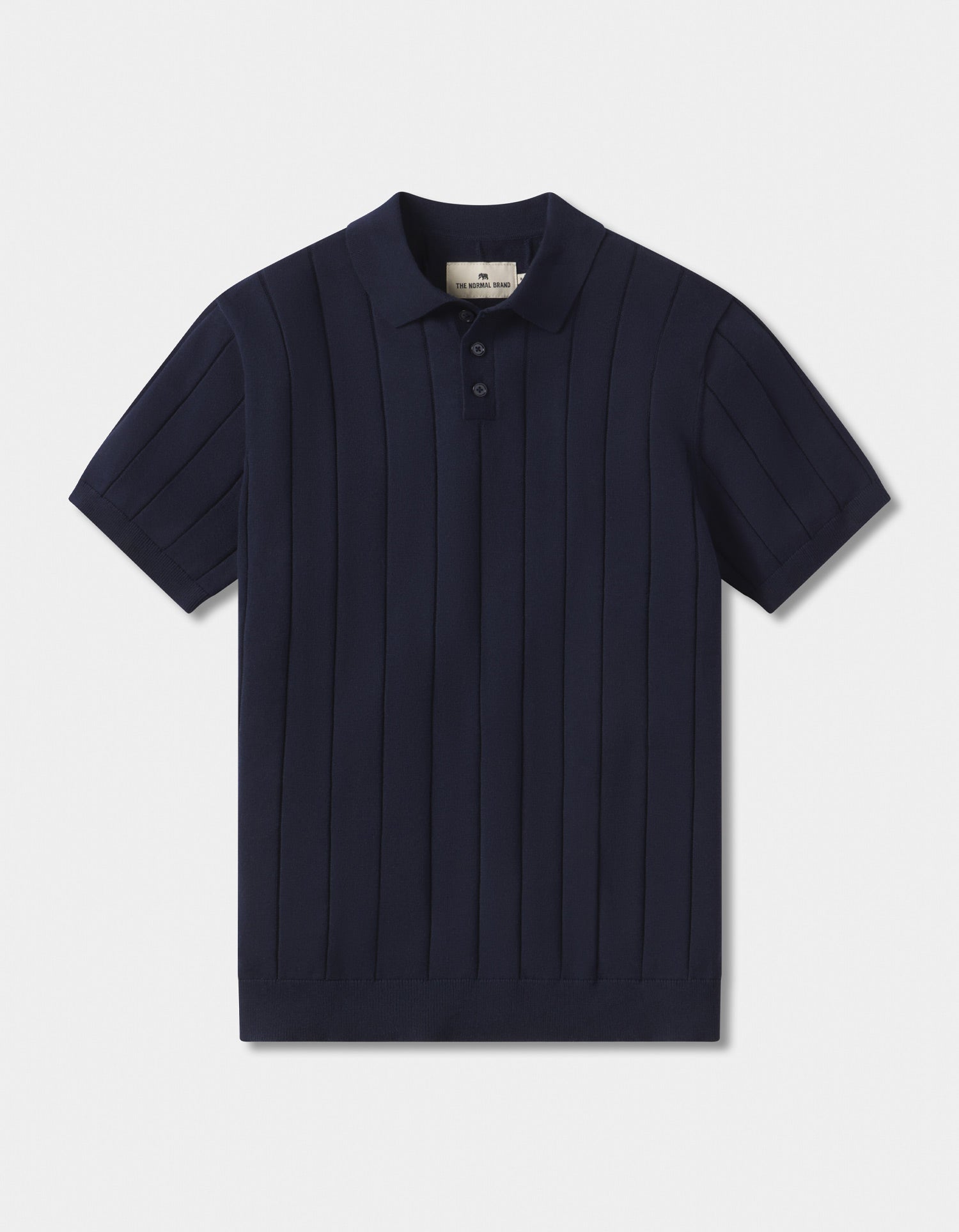 Men | Robles Rib Stitch Polo | White