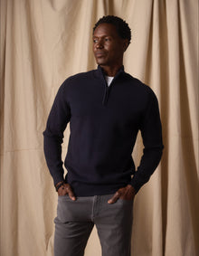 Men | Cooper's Landing Quarterzip | Navy