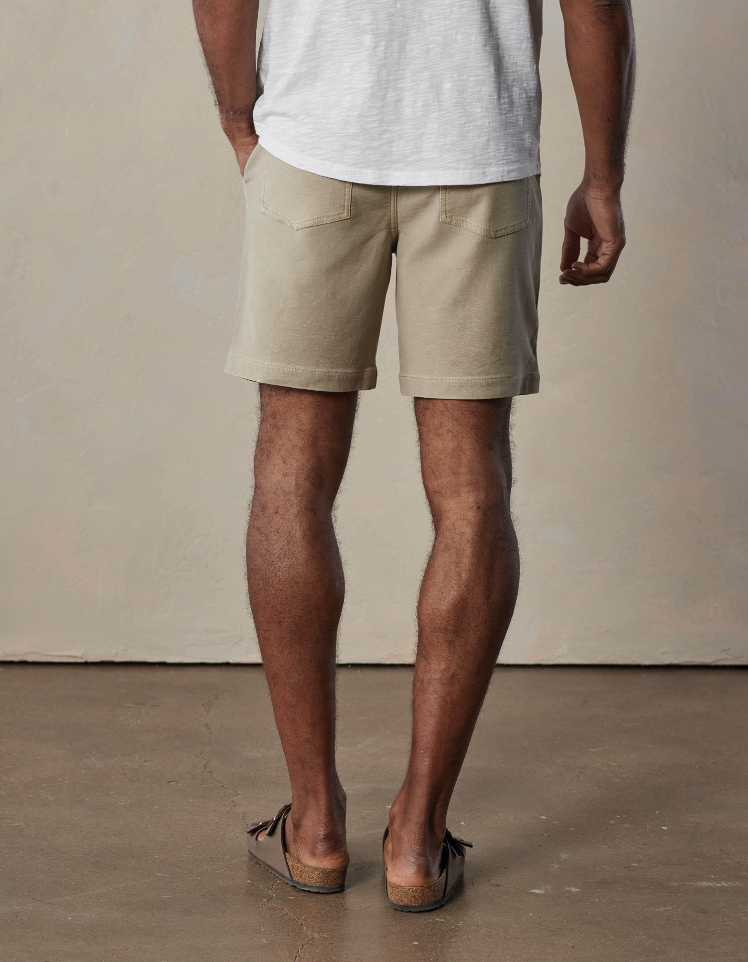 Men | Comfort Terry Utility Short | Sand Dune