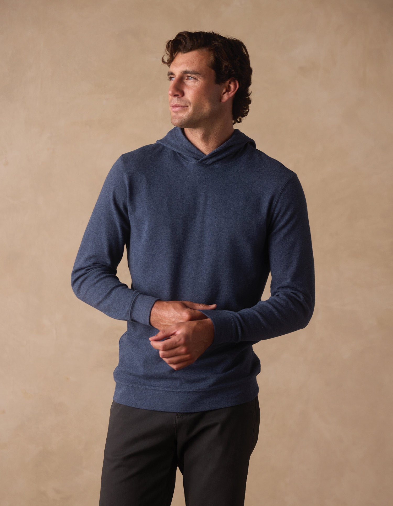 Men | Puremeso Essential Hoodie | Indigo Blue