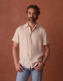 Men | Freshwater Everyday Shirt | Barolo Stripe