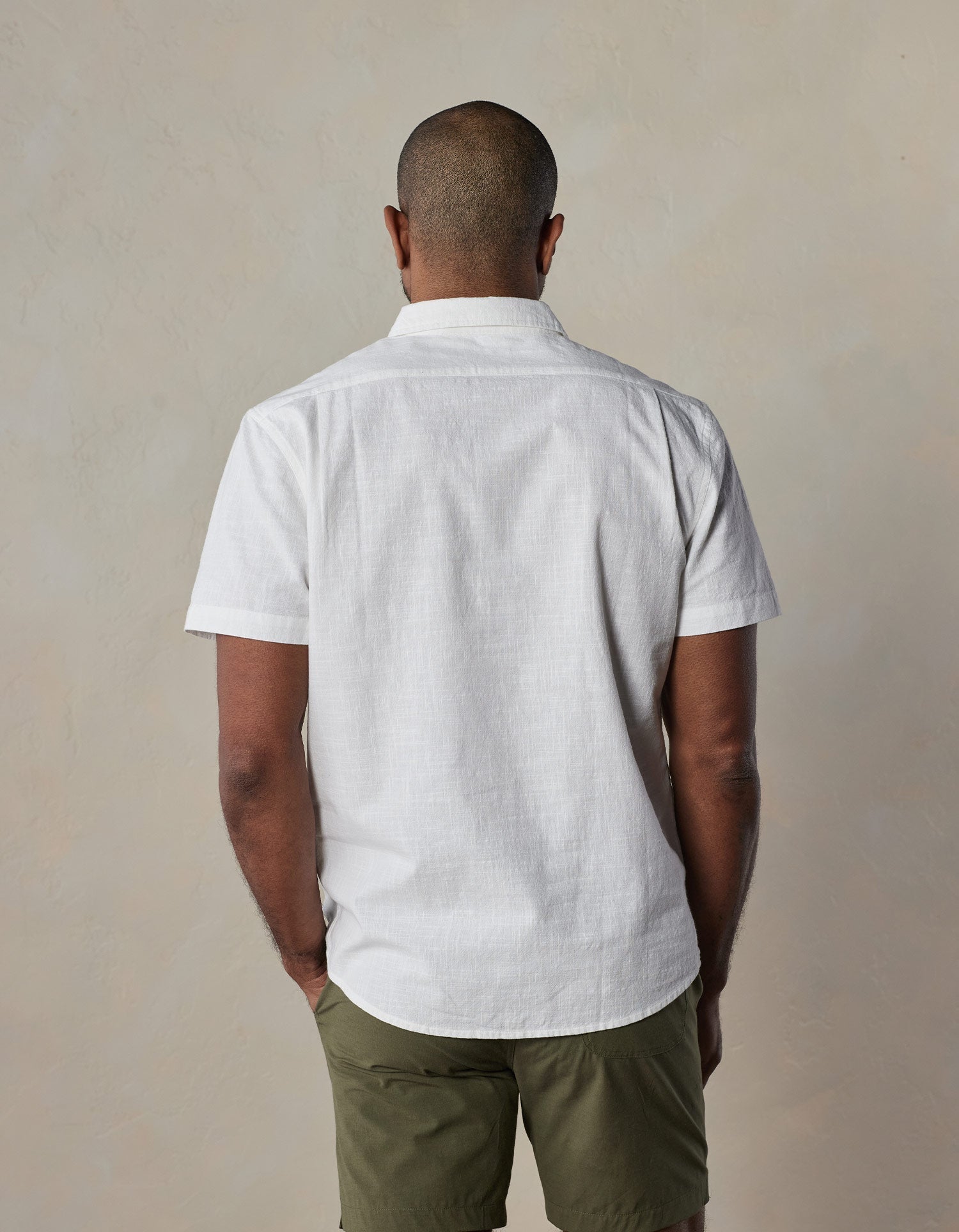Men | Lived-In Cotton Popover | White