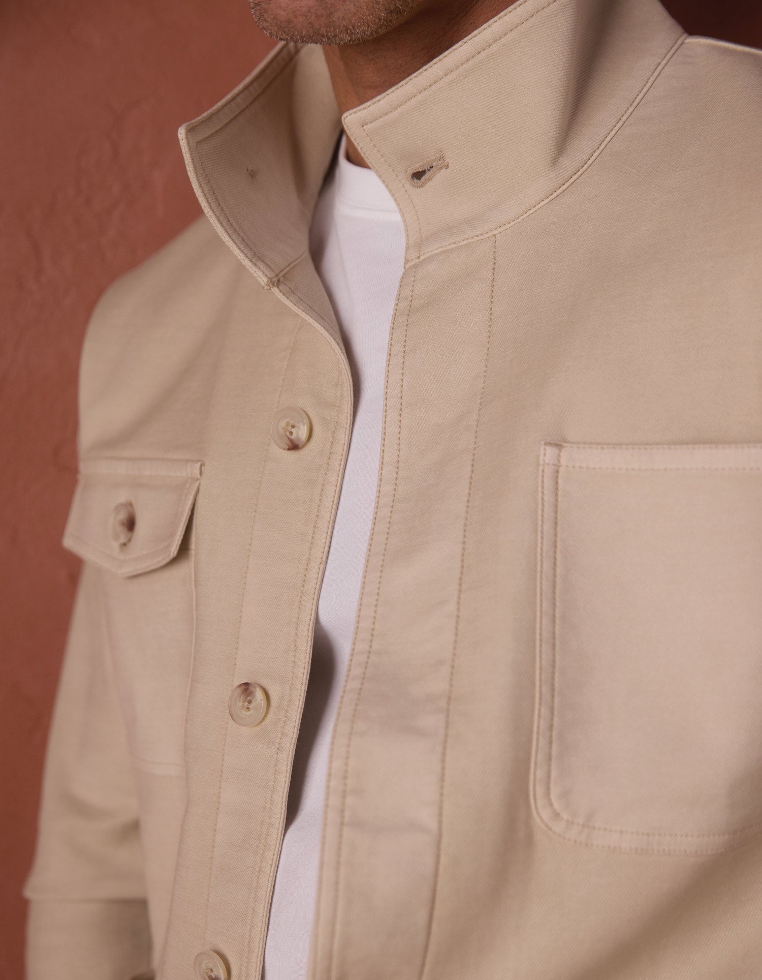 Men | Comfort Terry Chore Coat | Birch