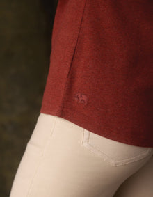 Women | Puremeso Henley | Terracotta