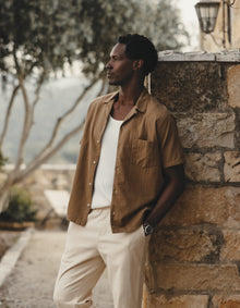 Men | Freshwater Resort Shirt | Dark Khaki