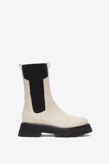 Kate - Lug Sole Combat Boot | Creme Brulee