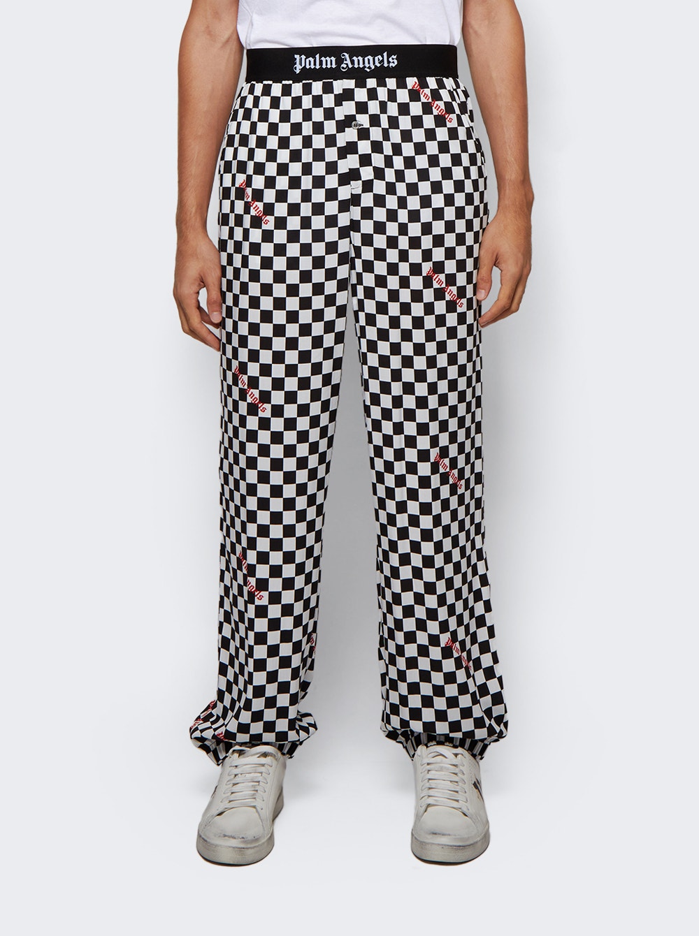 Men | Palm Angels | Damier Check Print Easy Pants