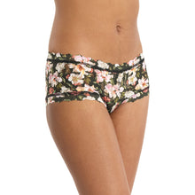 Signature Lace Boyshort | Dark Room Blooms (Black)