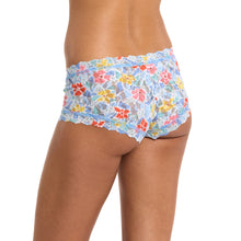 Signature Lace Boyshort | Floral Mosaic (White)