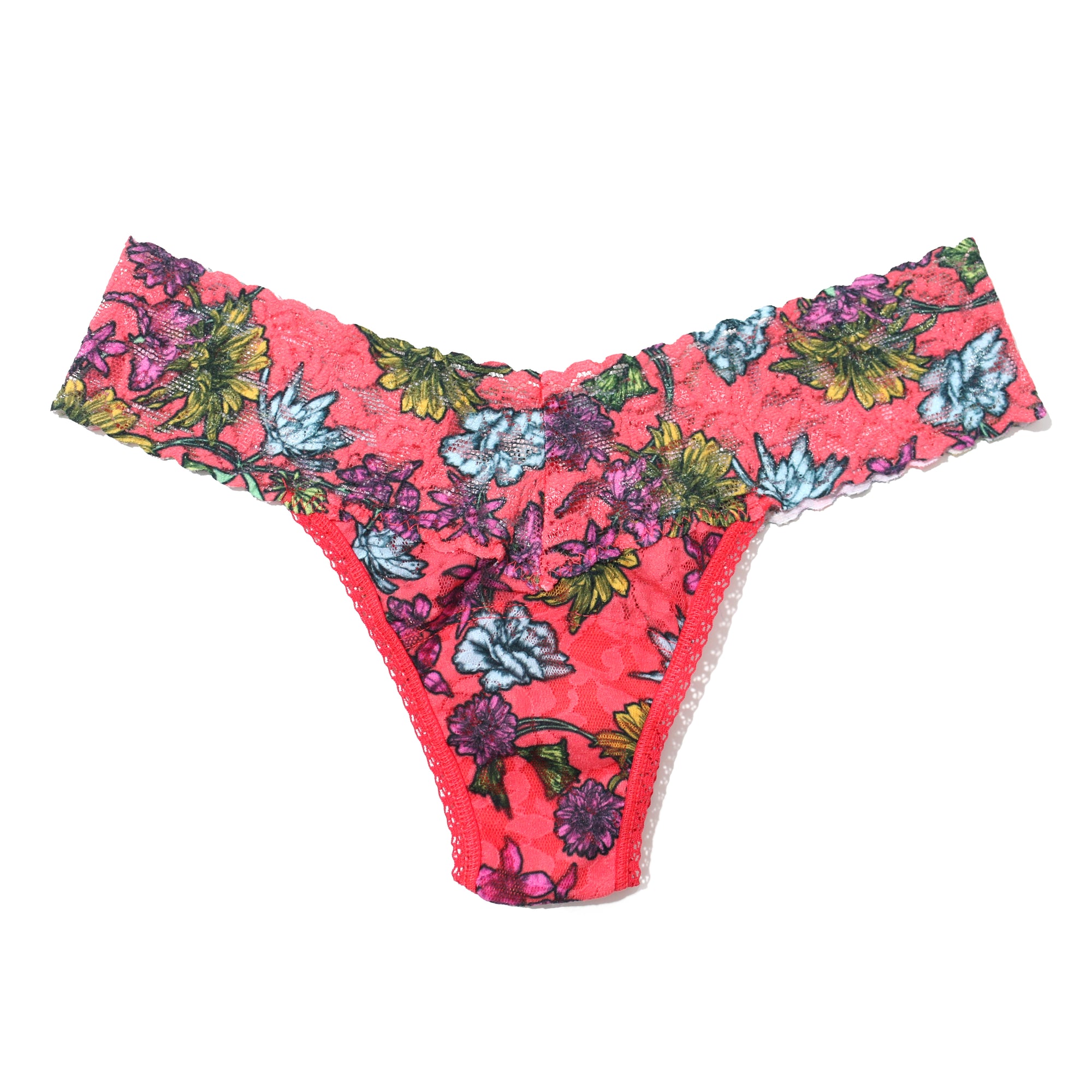 Petite Signature Lace Low Rise Thong | Wonderland Blooms