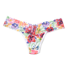 Signature Lace Low Rise Thong | Adorned (White)