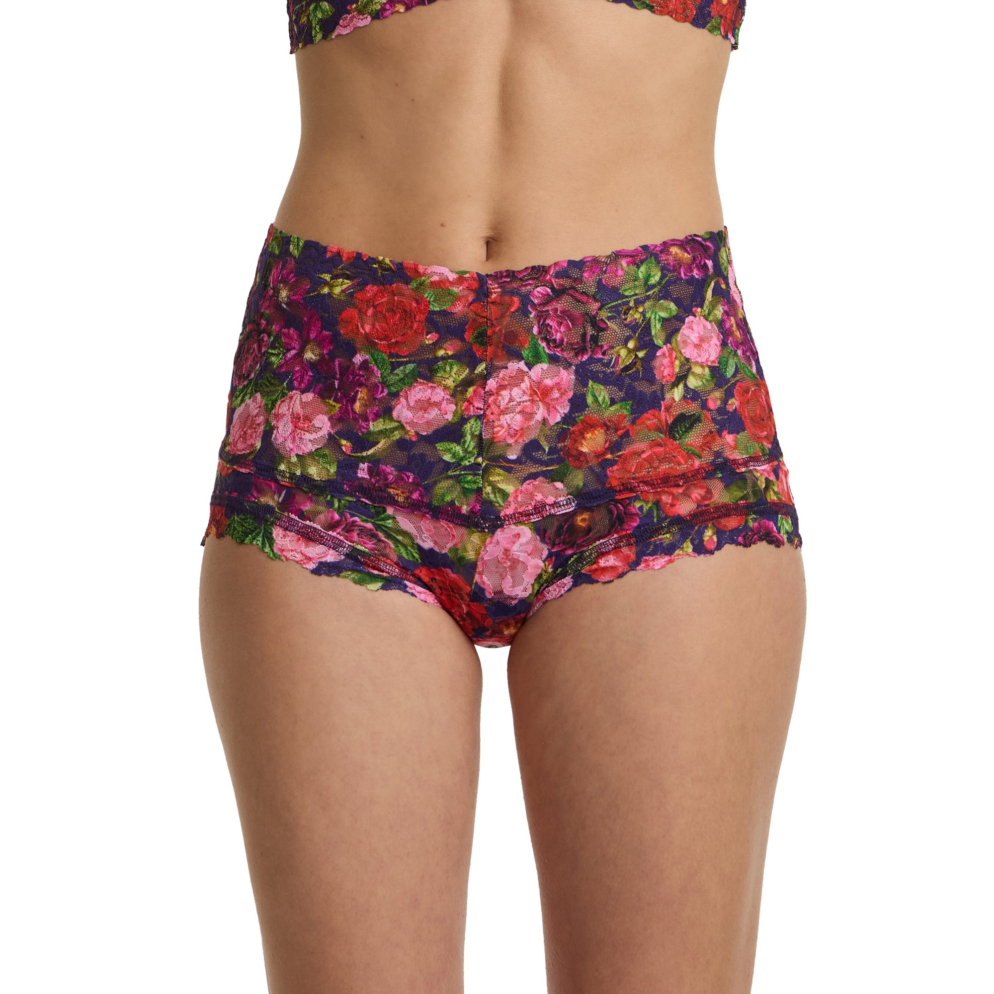 Retro Boyshort | Winters Tale (Navy)