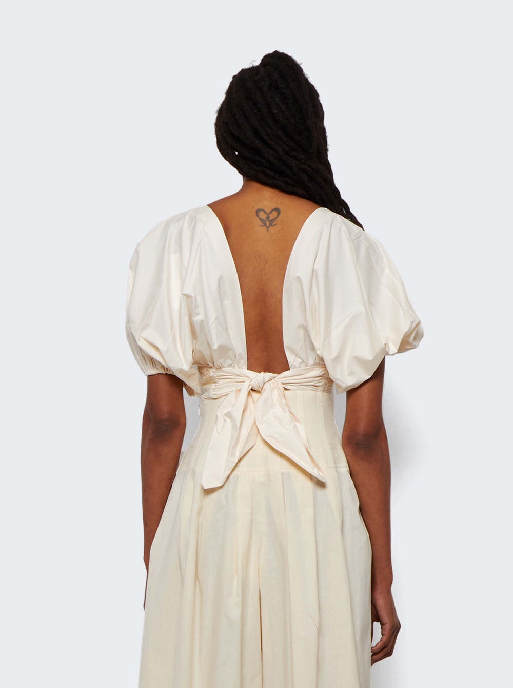 Women | Johanna Ortiz | Sweet Water Crop Top Ecru