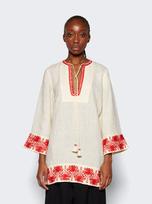 Women | Johanna Ortiz | Ocean Clan Dress | Ecru