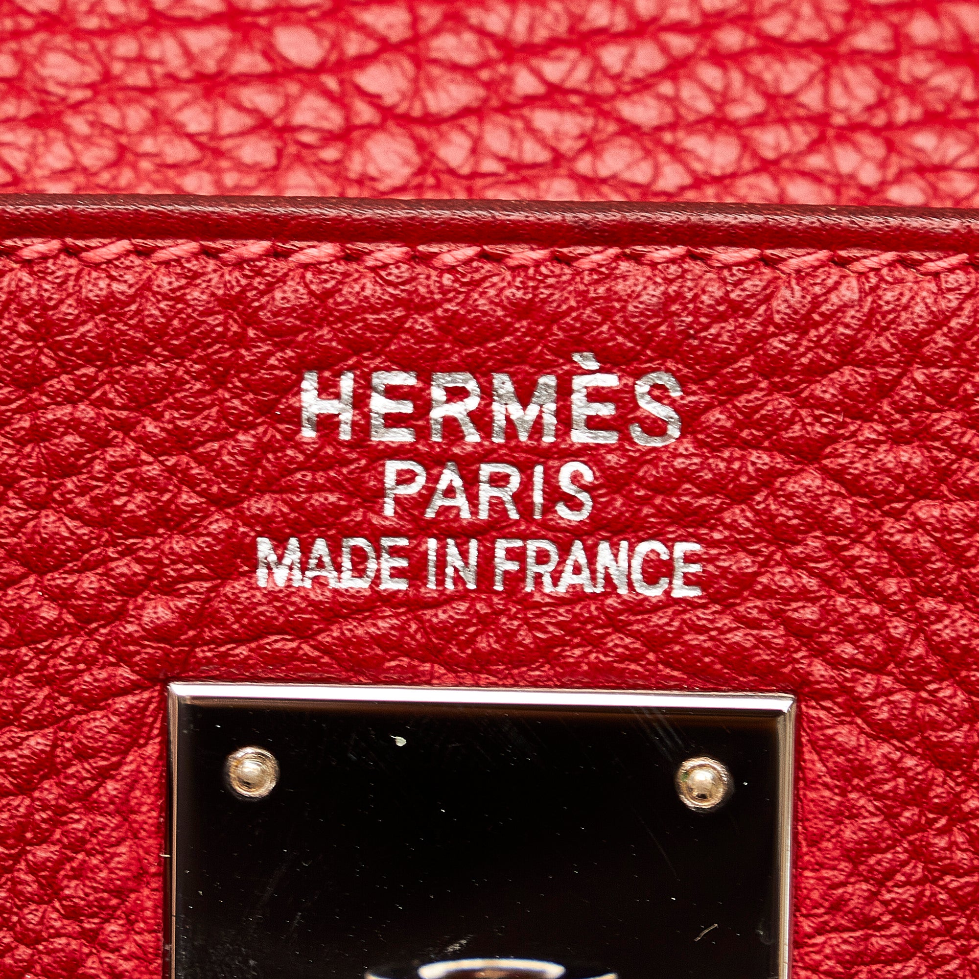 Hermes | Pre-Owned Togo Kelly 35 | Red