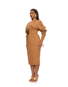 Palla Dress | Caramel