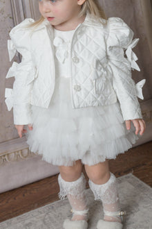 Girl | Poppy Quilted Jacket | White