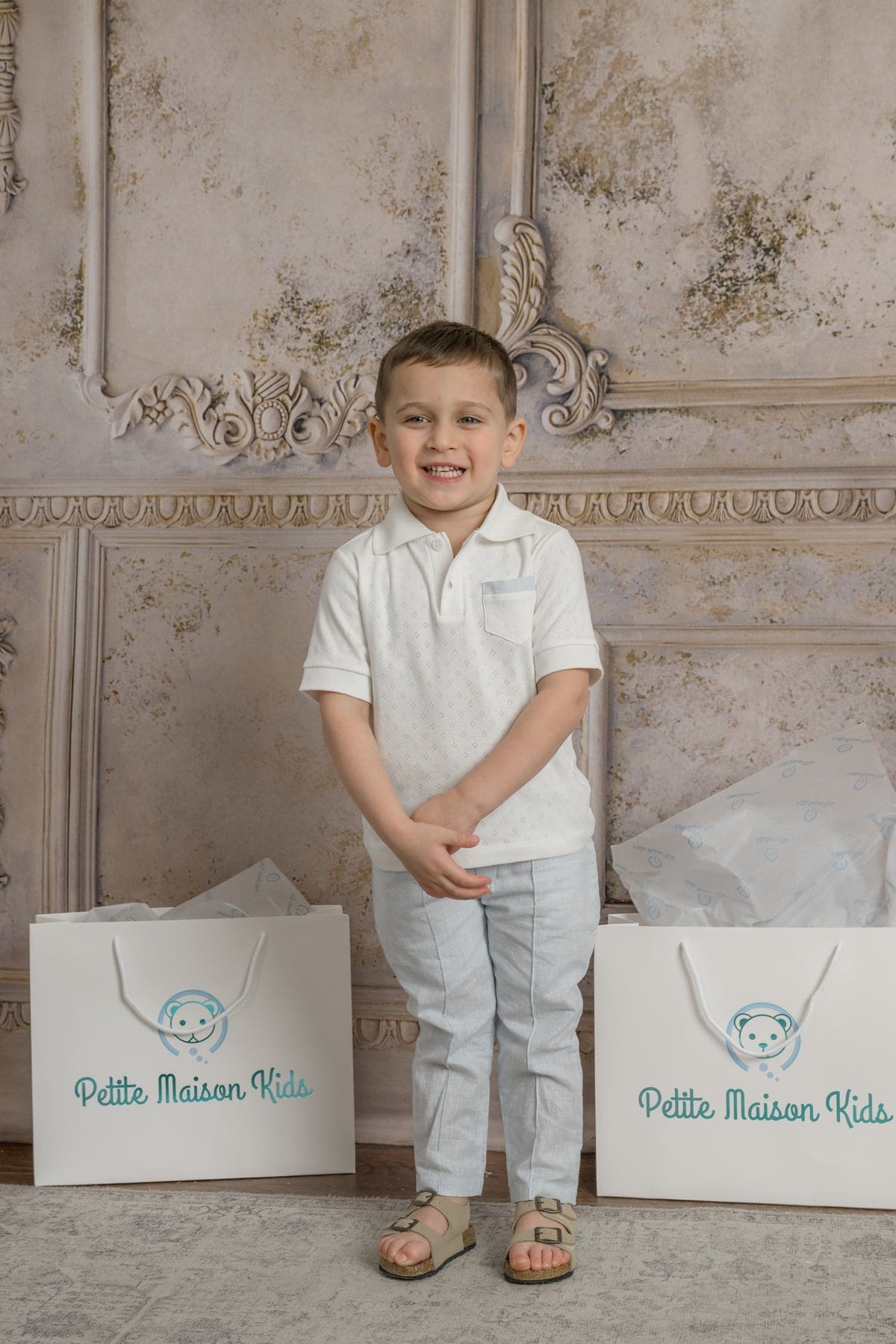 Boy | Charlotte Boys' Polo Shirt | White