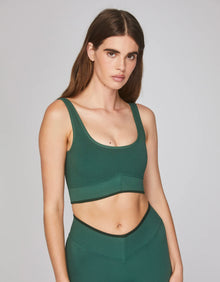 Pike Sports Bra | Evergreen