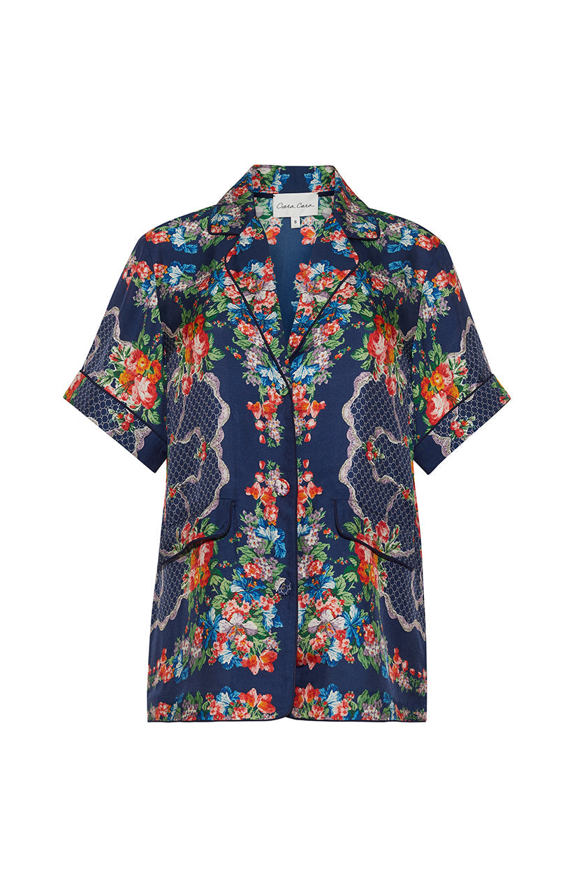 Portofino Top | Gemma Scarf Navy