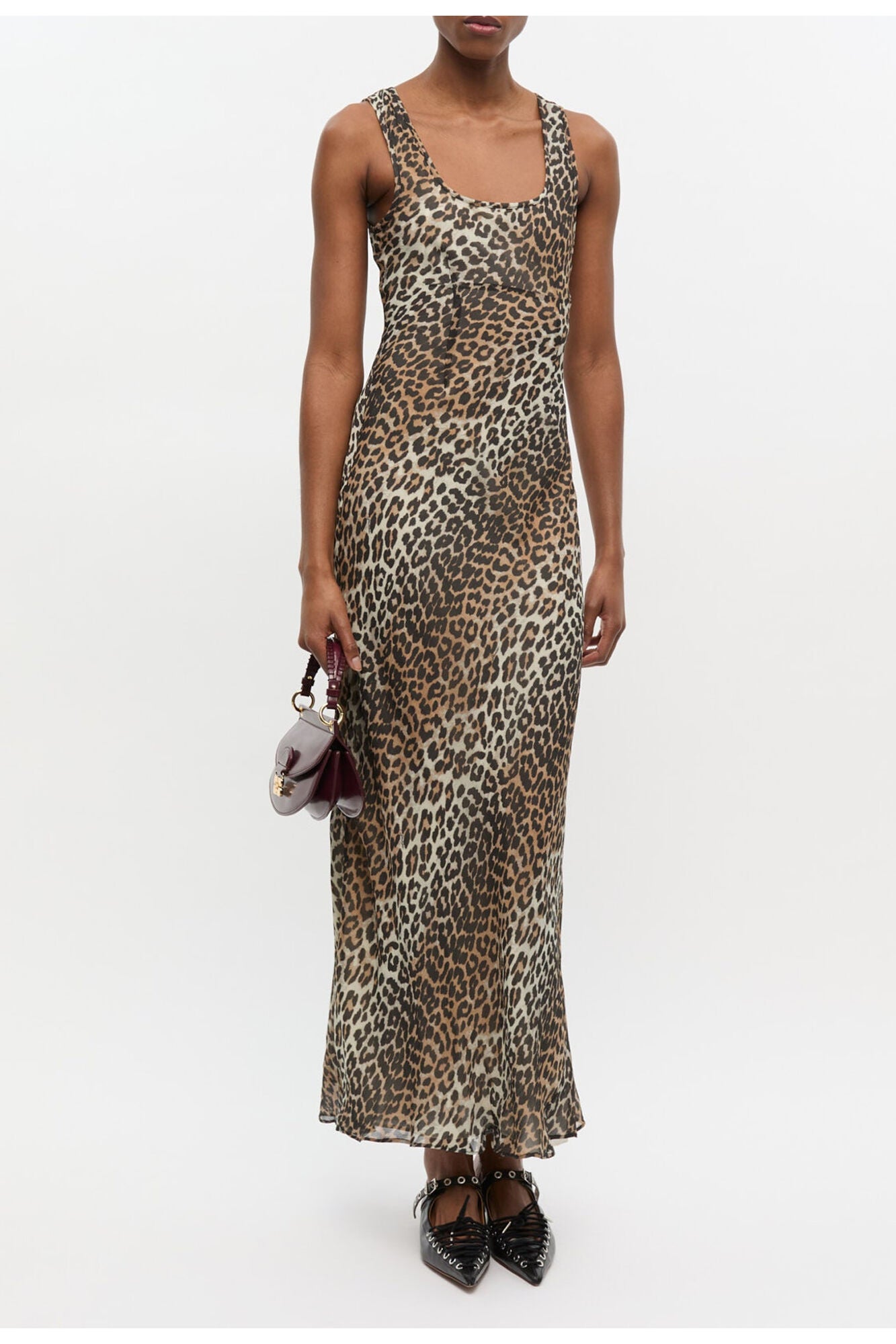 Print Maxi Dress | Leopard