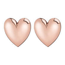Jennifer Fisher X Loveshackfancy Puffy Heart Stud Earrings | Rose Gold