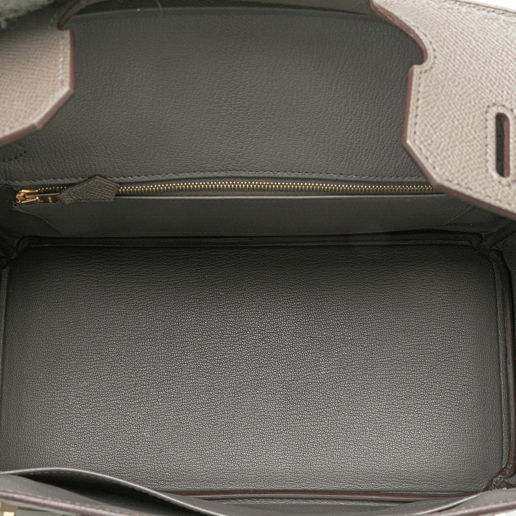 Hermes | Pre-Owned Epsom Birkin Retourne 30 | Brown/Taupe