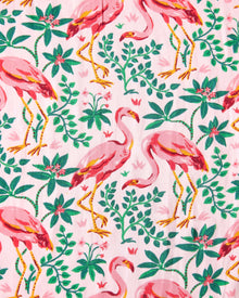 Flock of Flamingos - Petite Eco Satin Wildest Dreams Set - Rose - Printfresh