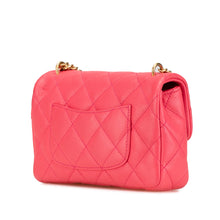 Chanel | Pre-Owned Mini Quilted Caviar Sweetheart Flap | Pink/Dark Pink