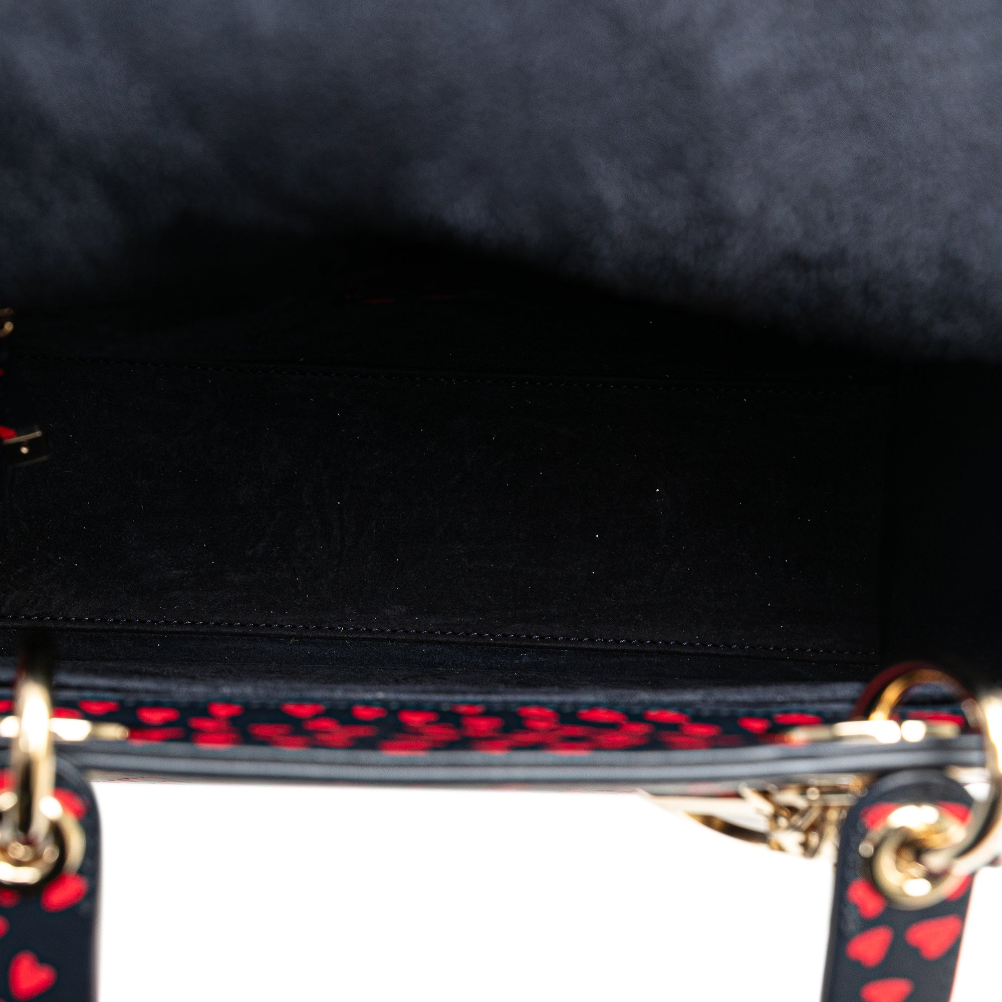 Dior | Pre-Owned Medium Calfskin I Love Paris Lady - II | Blue/Navy