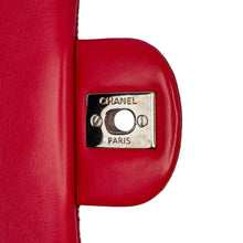 Chanel | Pre-Owned Medium Perforated Lambskin Punch Flap | Red