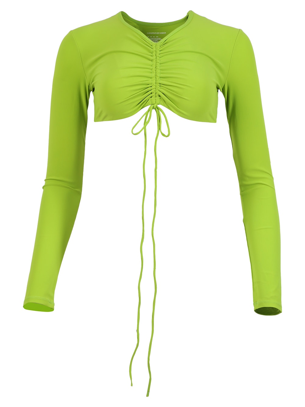 Women | Christopher Esber | Long-sleeve Sun Swim Tee | Apple Green