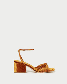 Renee Knot Heel Sandal | Ochre