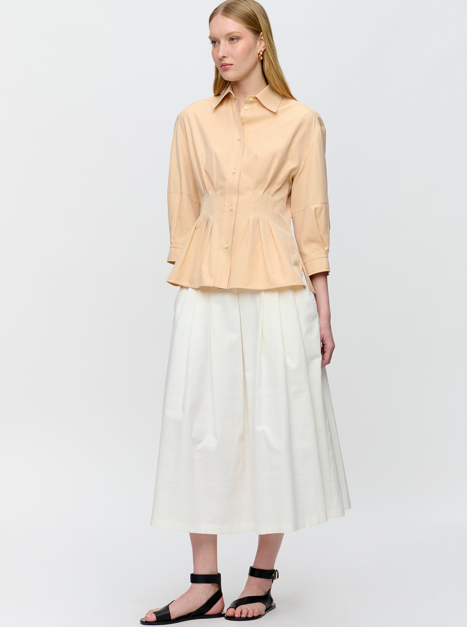 Rhessa Shirt | Apricot